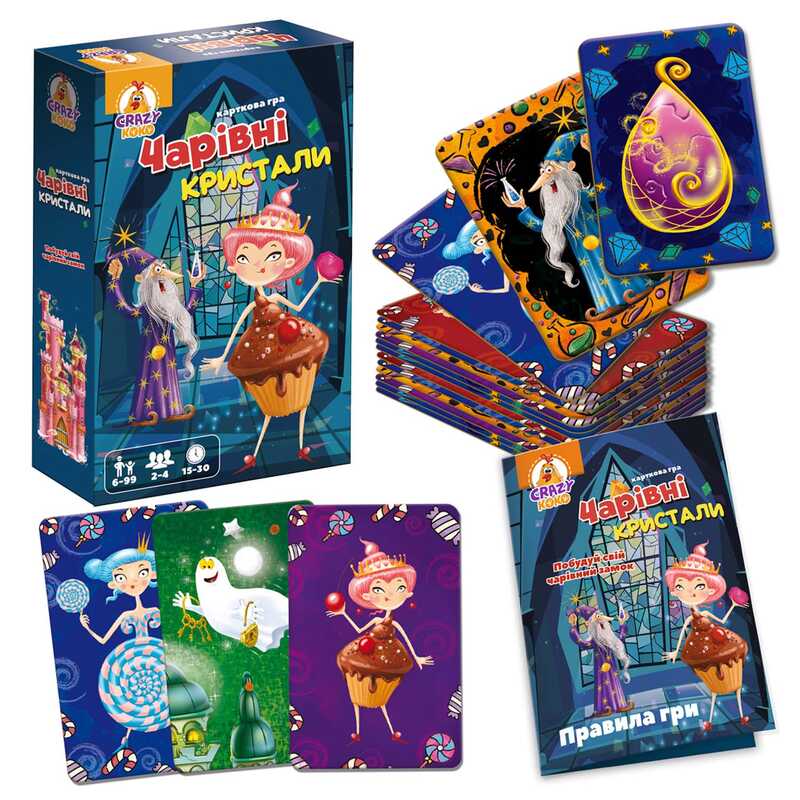 гр Гра настільна розважальна "Чарівні кристали" VT8077-04 (21) "Vladi Toys"