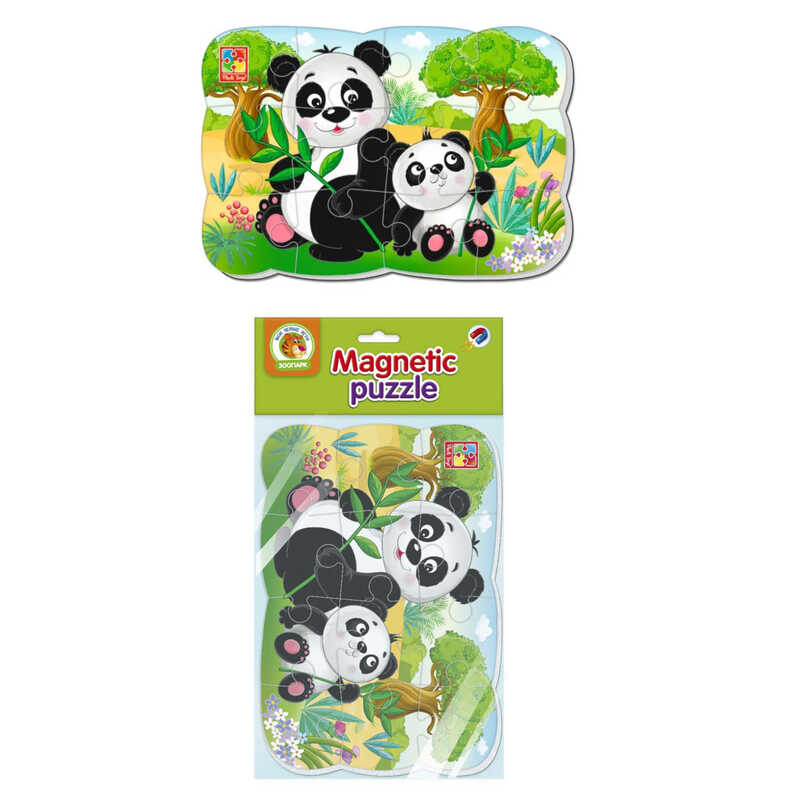 гр Пазли на магніті А5 "Пандочки" VT 3205-80 (50) рус. "Vladi Toys"