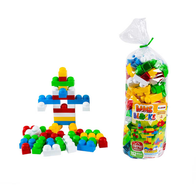 гр Конструктор "BAMSIBLOCK №3" 115/4 (7) 152 дет, "BAMSIC"