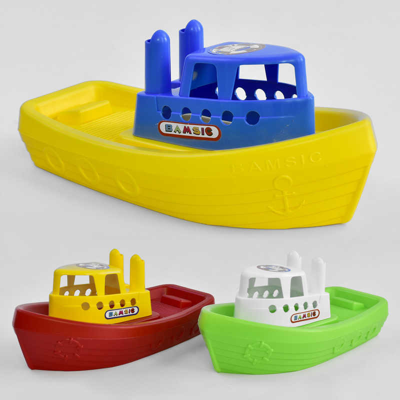 гр Іграшка дитяча "Баркас" 091 (6) 3 кольори, "BAMSIC"