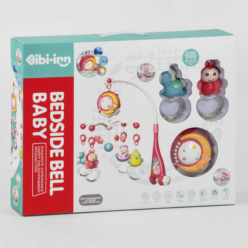 Карусель 648 A-54 (12/2) пульт д/у, проєктор, проєкція картинки, таймер, мелодії, пісні, підсвічування, в коробці