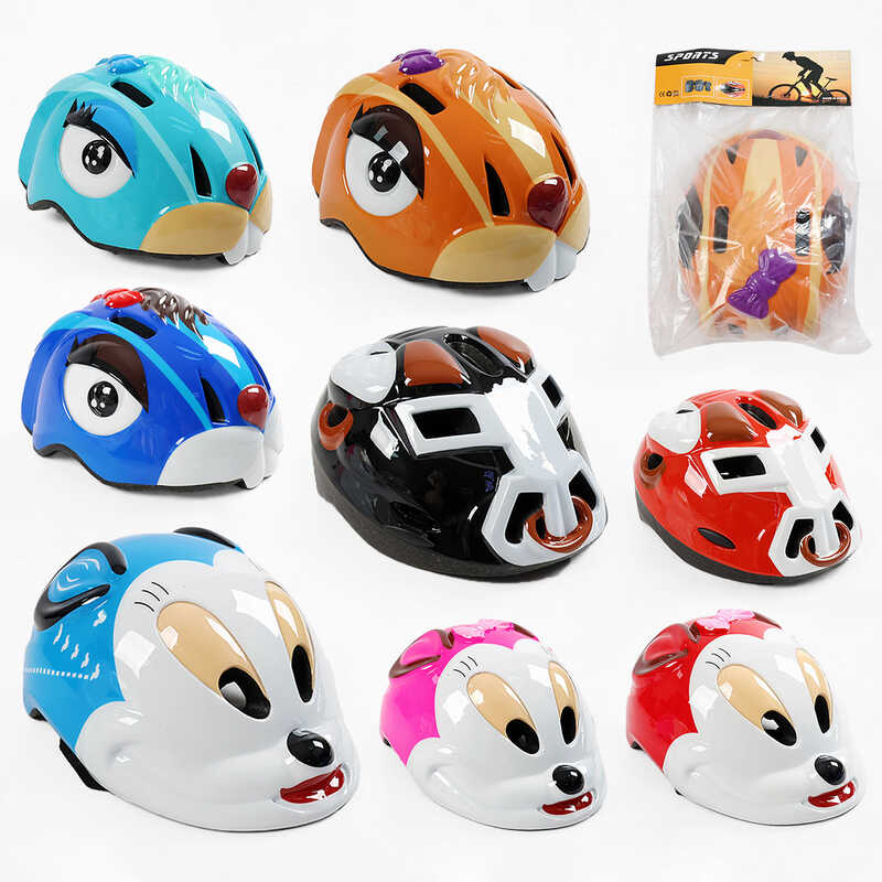 Шолом C 44341 (40) ) внутрішній розмір -  17х15.5 см, захист від ударів, вентиляція, застібки, ВИДАЄТЬСЯ ТІЛЬКИ МІКС ВИДІВ