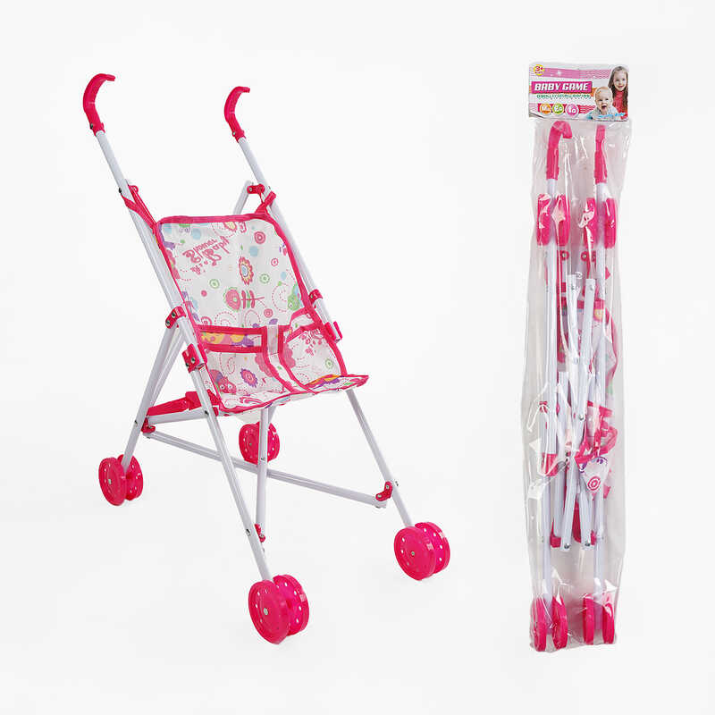 Візок для ляльок 968-6 (72/2) висота 51 см, складна конструкція, в пакеті