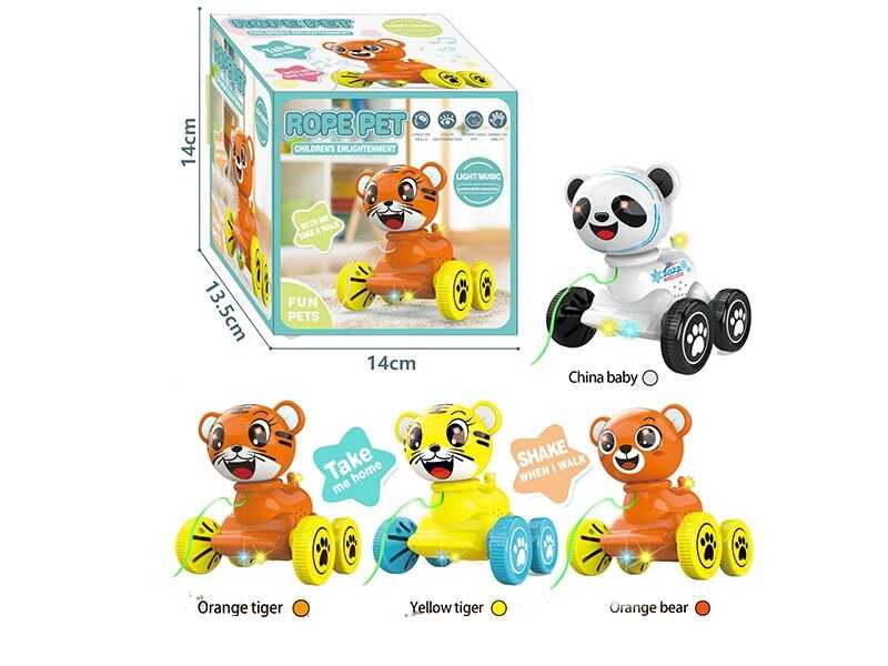 Каталка Q 18 (72) “Тваринка”, звук, підсвічування, співає, в коробці, ВИДАЄТЬСЯ ТІЛЬКИ МІКС ВИДІВ