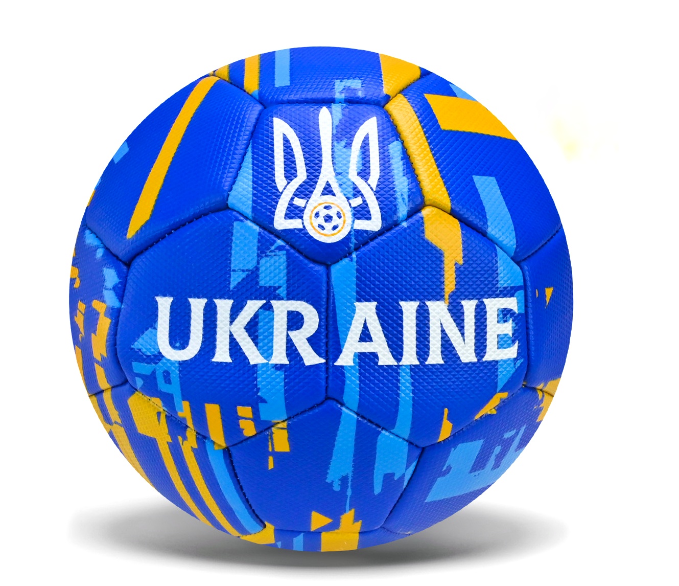 М'яч футбольний FU2583 "UKRAINE",  розмір 5, PVC , 280 гр , пакет
