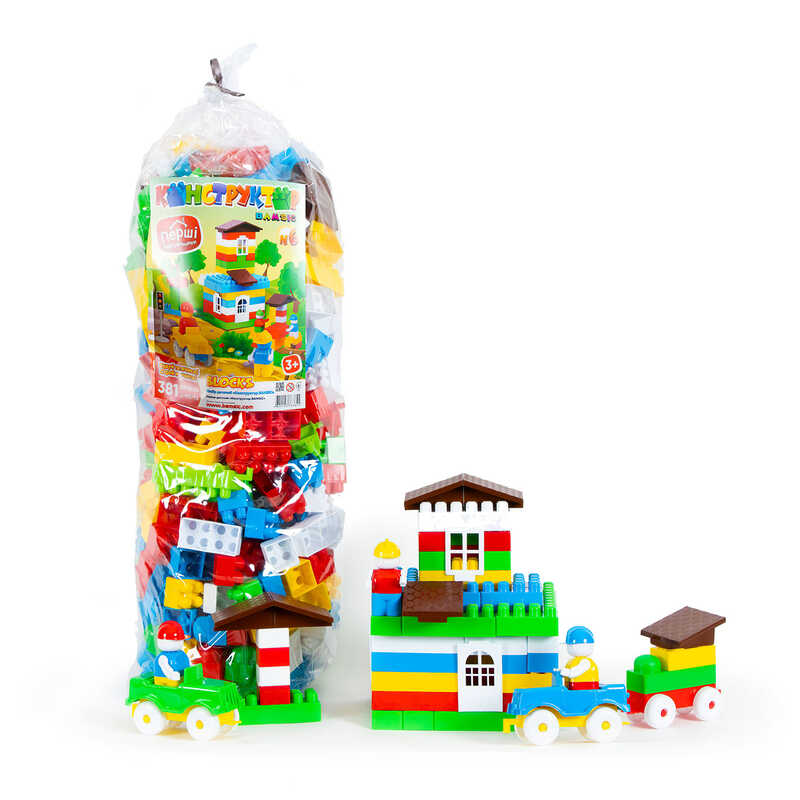 гр Конструктор №6 115/13 (3) "BAMSIC" 381 деталь, у пакеті