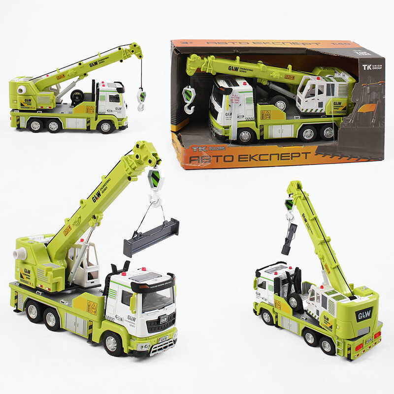 Спецтехніка TK-51800 (36) "Авто Експерт", металопластик, 1:40, звук, світло, інерція, рухомі елементи, в коробці