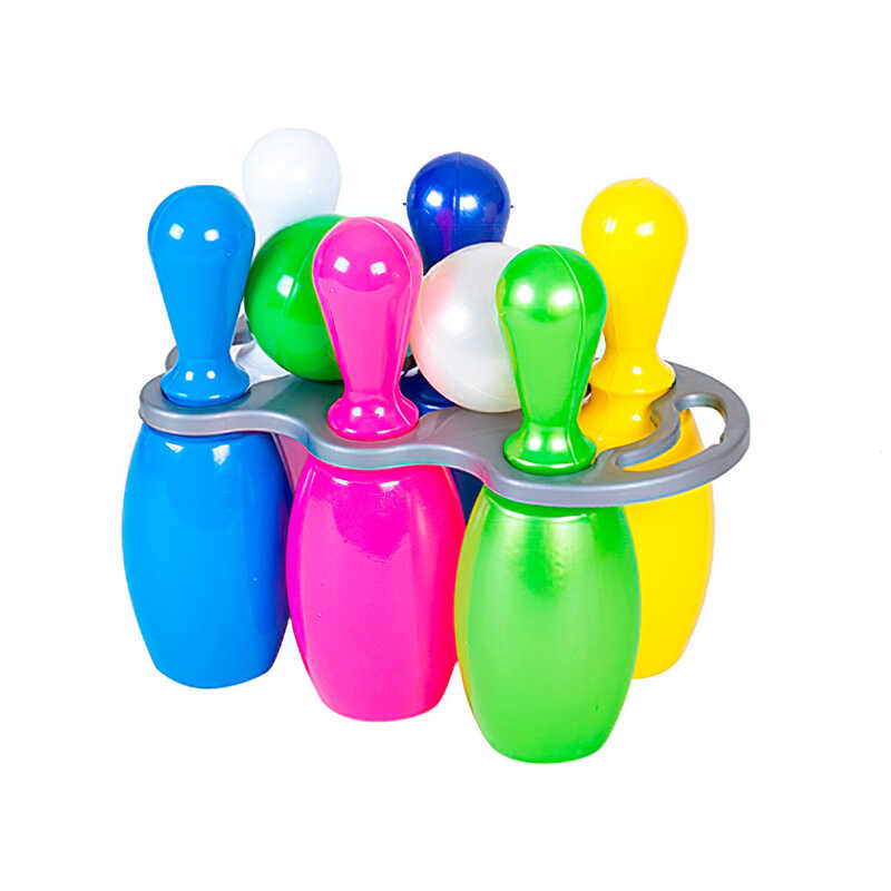 гр"Кеглі малютки з ручкою  №9" 024/5 (10) "BAMSIC", в сітці