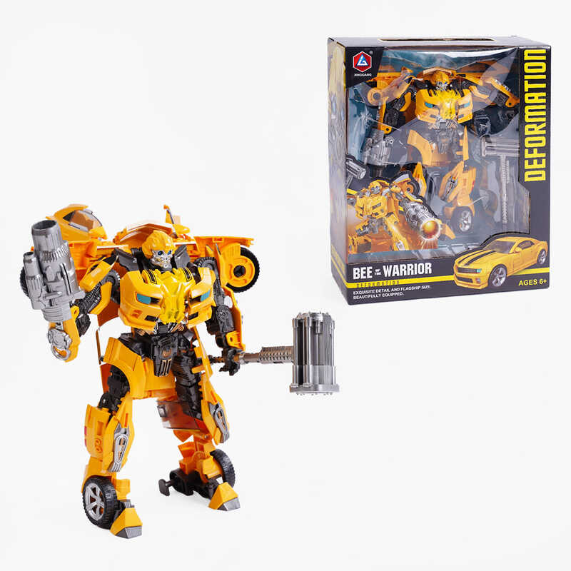 Трансформер HD 95 (12/2) металеві елементи, зброя, інструкція, в коробці