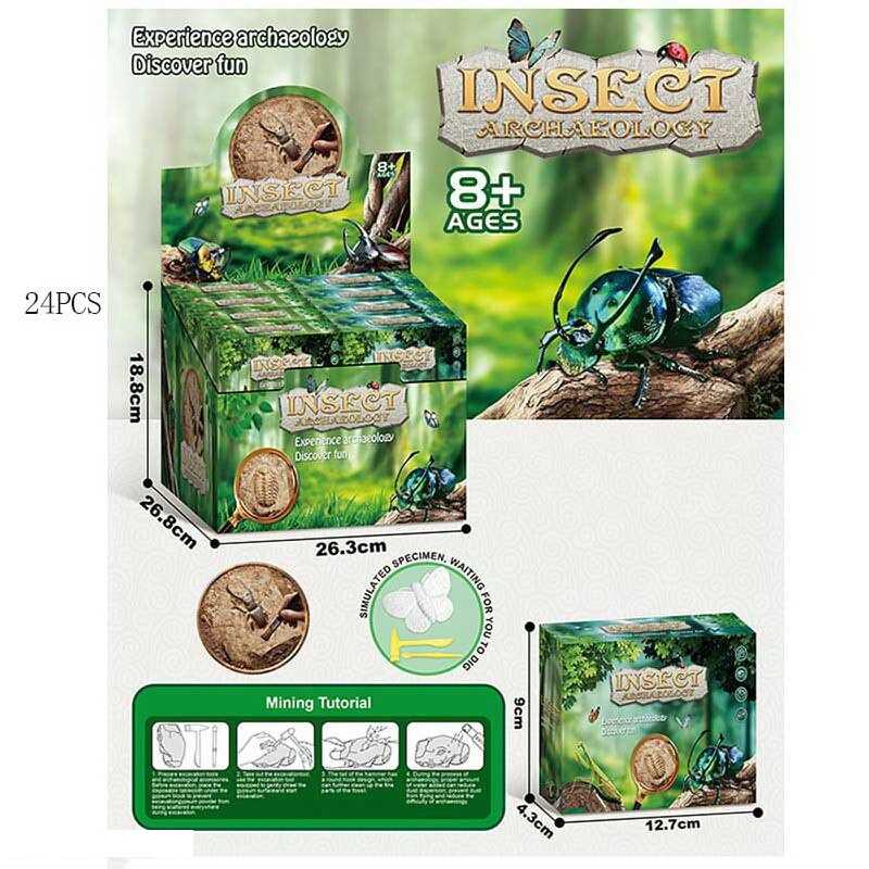 Розкопки KL 67 (12) ЦІНА ЗА 24 ШТУКИ У БЛОЦІ, гіпсовий блок, інструменти, в коробці