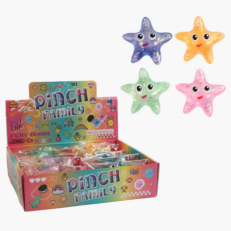 Гра антистрес C 72738 (12) ЦІНА ЗА 12 ШТУК В БЛОЦІ, “Зірочка”, гелеве наповнення, в коробці