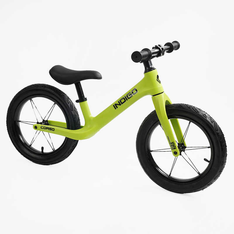 Велобіг Corso Indigo 14`` D-2215-45 (1) нейлонова рама, нейлонова вилка, надувні колеса 14’’, в коробці