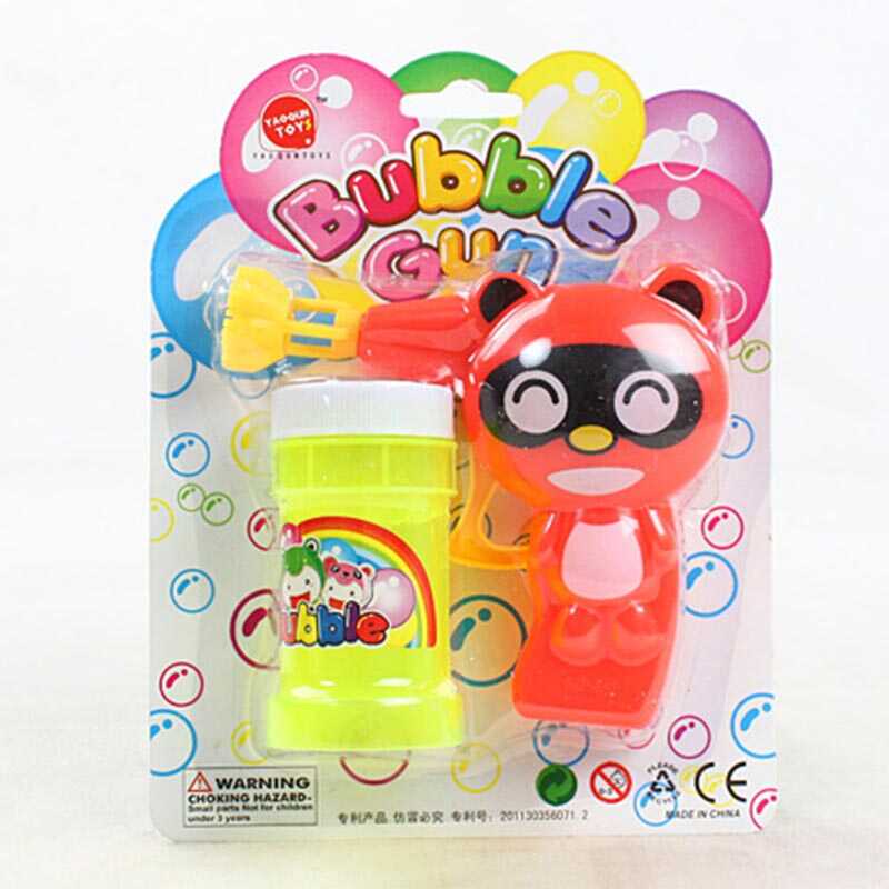 Пістолет з мильними бульбашками 632 L (252/2) механічний принцип роботи, мильний розчин, на листі