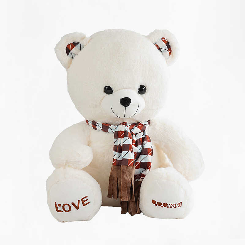 М`яка іграшка M 17383 (30) “Ведмідь”, висота у сидячому положенні 46 см, у пакеті