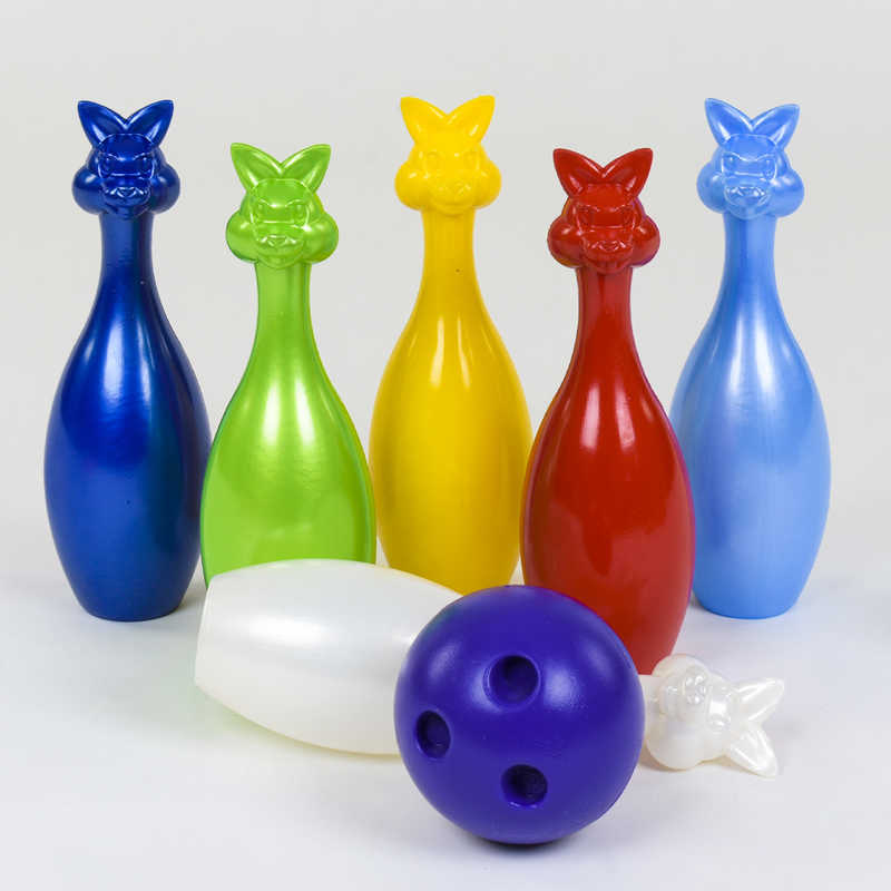 гр Кеглі "6" +1 куля зайці 023 (6) в сітці "BAMSIC"