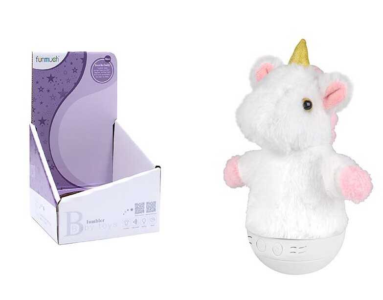 Нелягайко FM 999-8 (72) "Єдиноріжка", нічник, підсвічування, звуки, колискові, в коробці