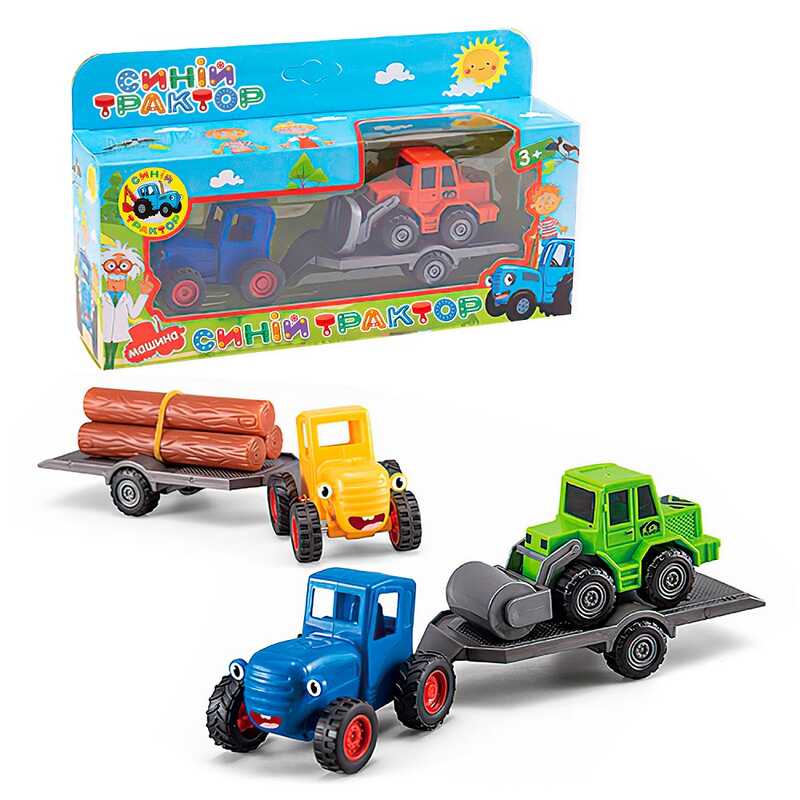 Трактор 156189 (108/2) герой, причеп, екскаватор, інерція, в коробці