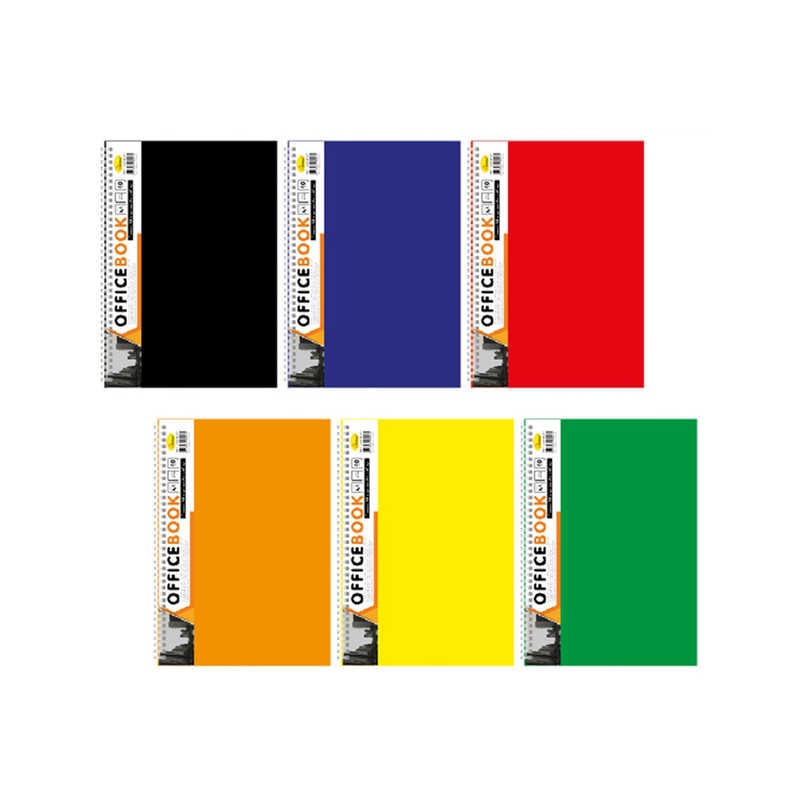 гр Блокнот Б-БП5-120 / АП-1509 (8) А5, 120арк, пластик, 2 розіл.,пружина збоку "Апельсин" ВИДАЄТЬСЯ МІКС ВИДІВ