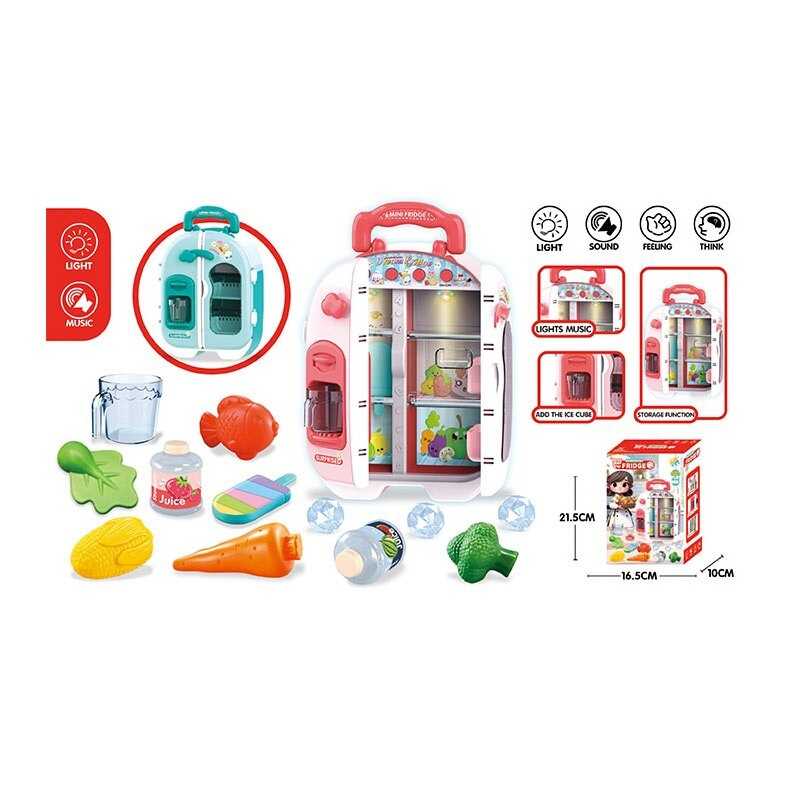 Холодильник C 668-37 (48/2) світло, звук, продукти, лід, в коробці