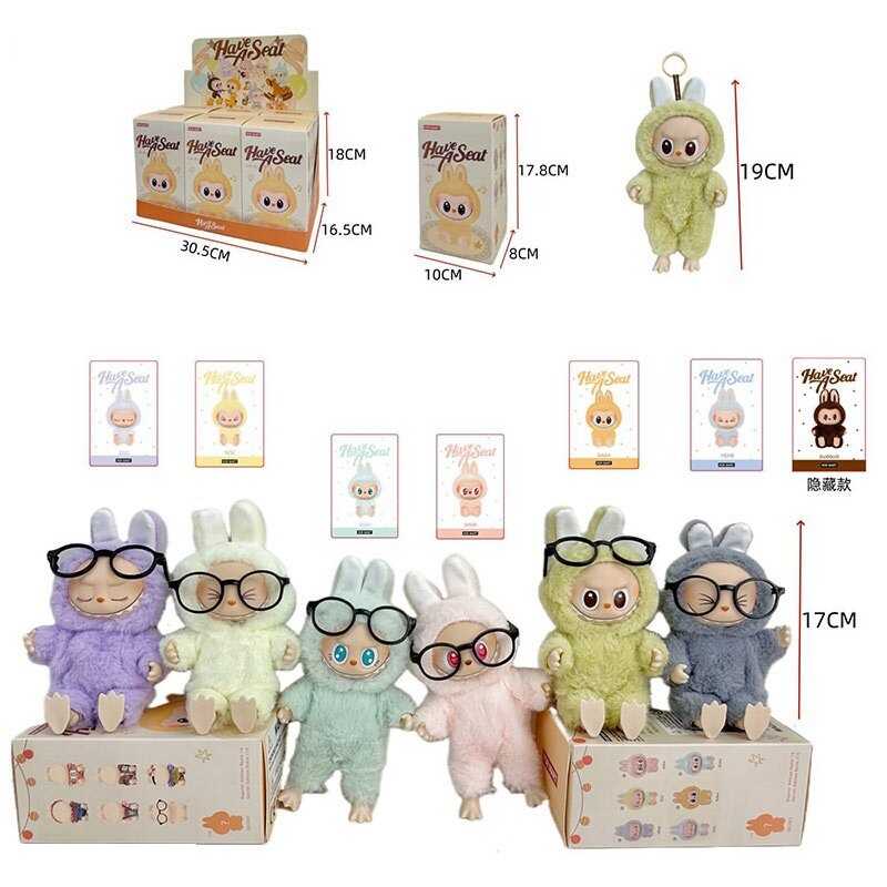 М'яка іграшка-брелок LBB 002-1 (36/2) ЦІНА ЗА 6 ШТУК В БЛОЦІ, герой, висота - 19 см, текстильна стрічка, карабін, в коробці