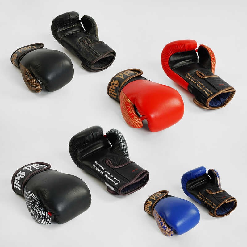 гр Рукавички бокс 10 унцій шкіра (1) "ТМ JAB"