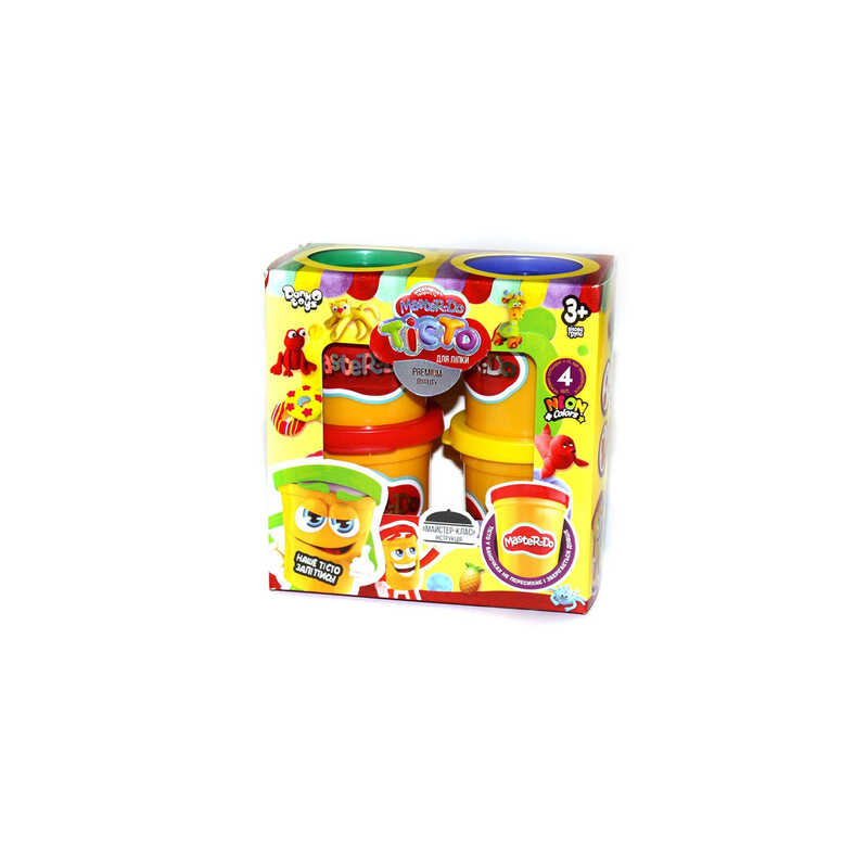 гр Тісто для ліплення "Master Do" TMDB-01-03U (УКР) (12) 4 банки*50 г. "Danko Toys"