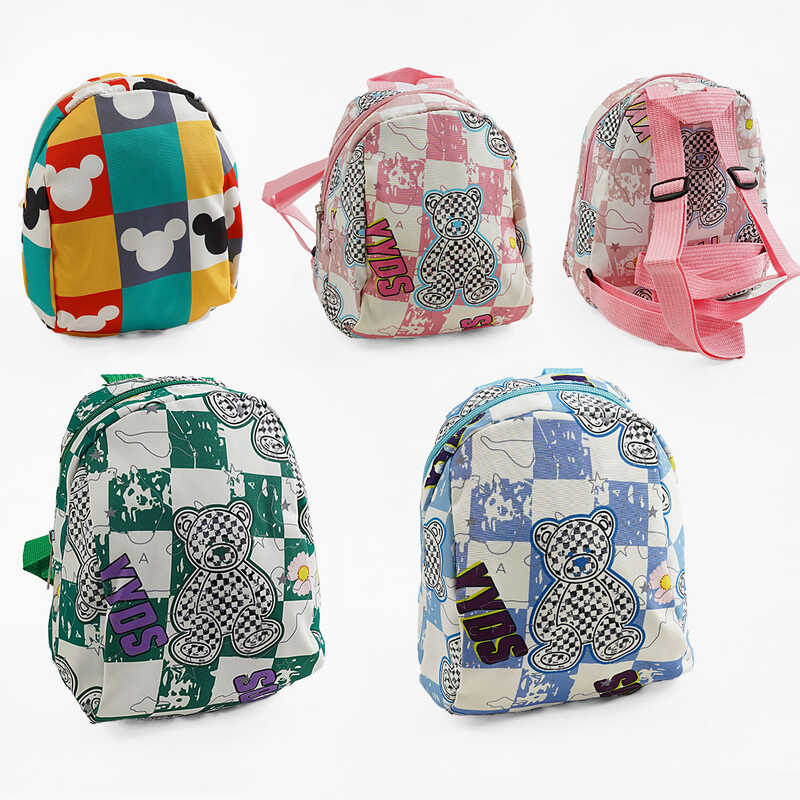 Рюкзак C 68114 (300) висота - 18, 5 см, одне відділення, регульовані ремінці, ручка-тримач, ВИДАЄТЬСЯ ТІЛЬКИ МІКС ВИДІВ, у пакеті