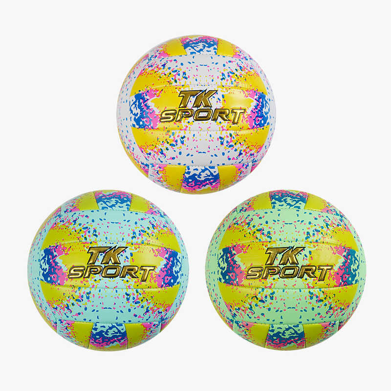 М`яч волейбольний C 70245 (100) "TK Sport", 3 кольори, ВИДАЄТЬСЯ ТІЛЬКИ МІКС ВИДІВ