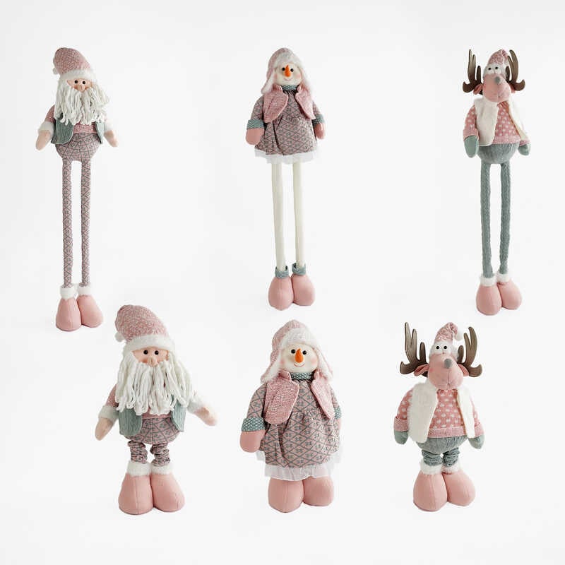 Новорічна декоративна іграшка C 67880 (24) 3 види, мін. висота - 48 см, макс. висота - 92 см, ВИДАЄТЬСЯ ТІЛЬКИ МІКС ВИДІВ, в пакеті