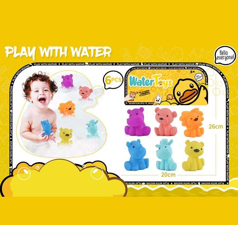 Пискавка HY 795-2 (192/2) “Тваринки”, 6 штук, у пакеті