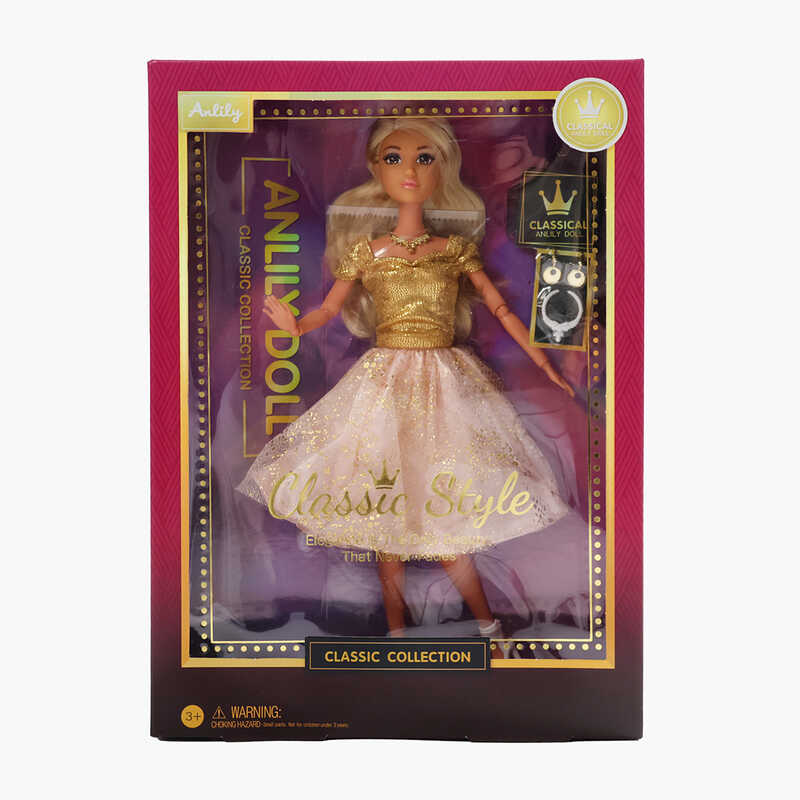 Лялька 616520 (24) висота: 31см, аксесуари, рухомі кінцівки, шарнірні суглоби, прошите волосся, знімний одяг, в коробці