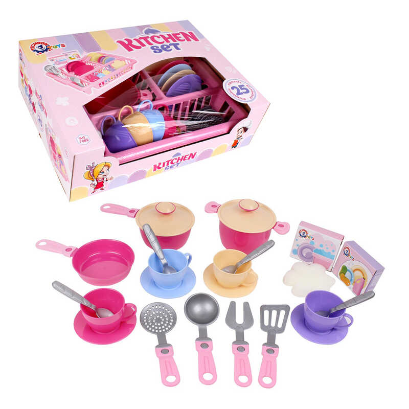 гр Кухонний набір 7082 (5) 25 елементів, "Technok Toys"