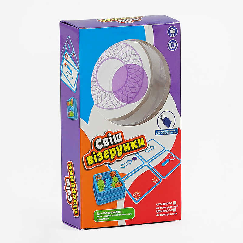 гр Настільна гра "Свіш візерунки" UKB-B 0037-1 (40) "4FUN Game Club", 42 карти, українською мовою, в коробці