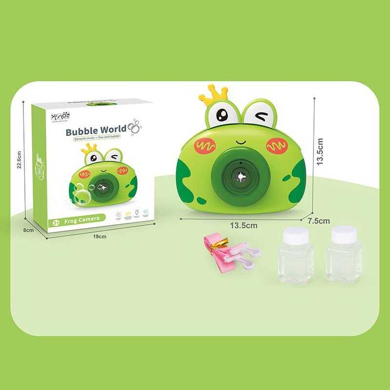 Установка з мильними бульбашками S 680-26 (60) підсвічування, мелодія, автоматичний принцип, 2 пляшечки з мильним розчином, ремінець, в коробці