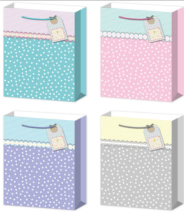 Пакет подарунковий C 75728 (360) 4 види, ВЕЛИКИЙ, ВИДАЄТЬСЯ ТІЛЬКИ МІКС ВИДІВ