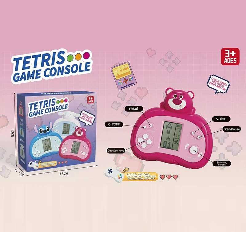 Тетрис BY 6047-11 (120/2) герой, регулювання гучності, класичні ігри, звук, на батарейках, рівні складності, в коробці