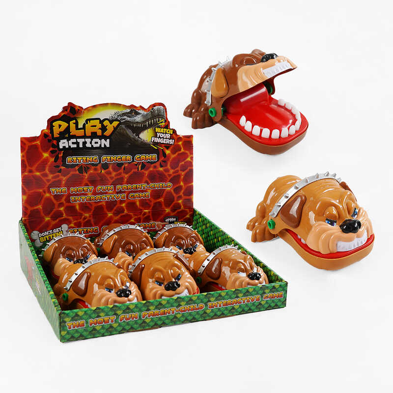 Зубастик 323-3 (20) ЦІНА ЗА 6 ШТУК В БЛОЦІ,  “Собака”, в коробці