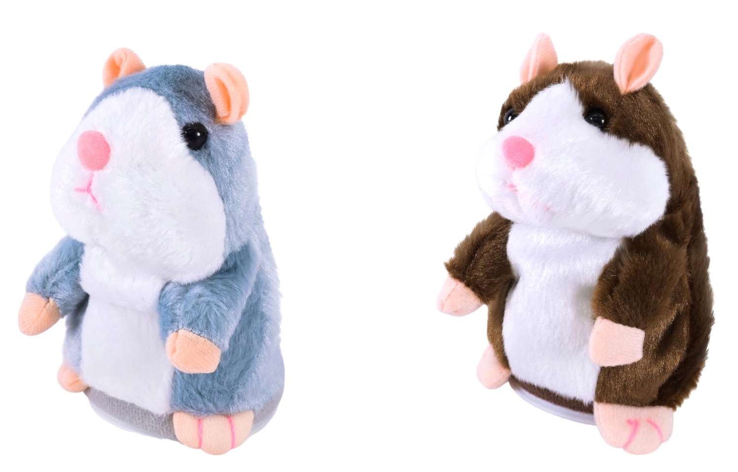 М`яка іграшка «Хом'як» повторюха 23903  , функція запису голосу , батар.,  мікс кольорів , в пакеті