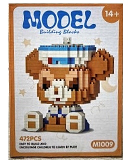 Конструктор "Медвежа" M1009 , 472 дет. , коробка