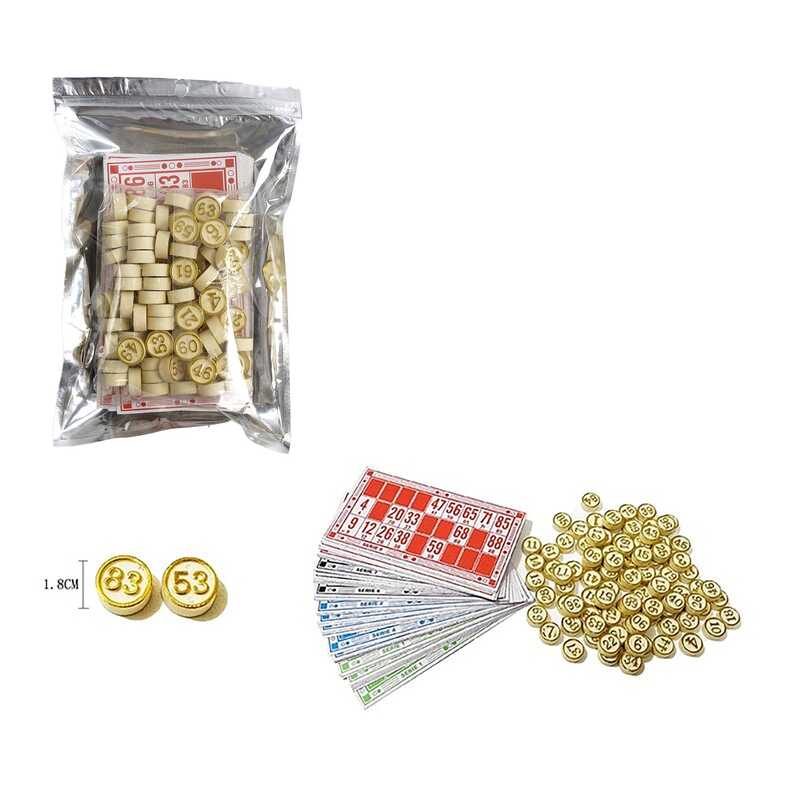 Лото K 9070 B (96/2) 90 фішок, 48 карток, в пакеті