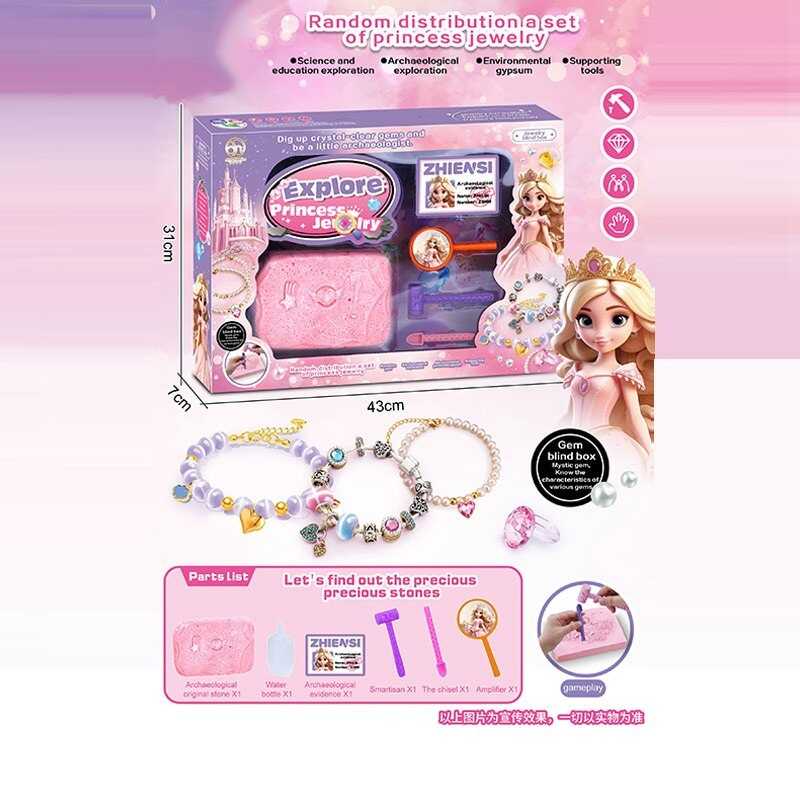 Розкопки MLGB 04-8 (42) гіпсовий брикет, збільшувальне скло, інструменти, в коробці