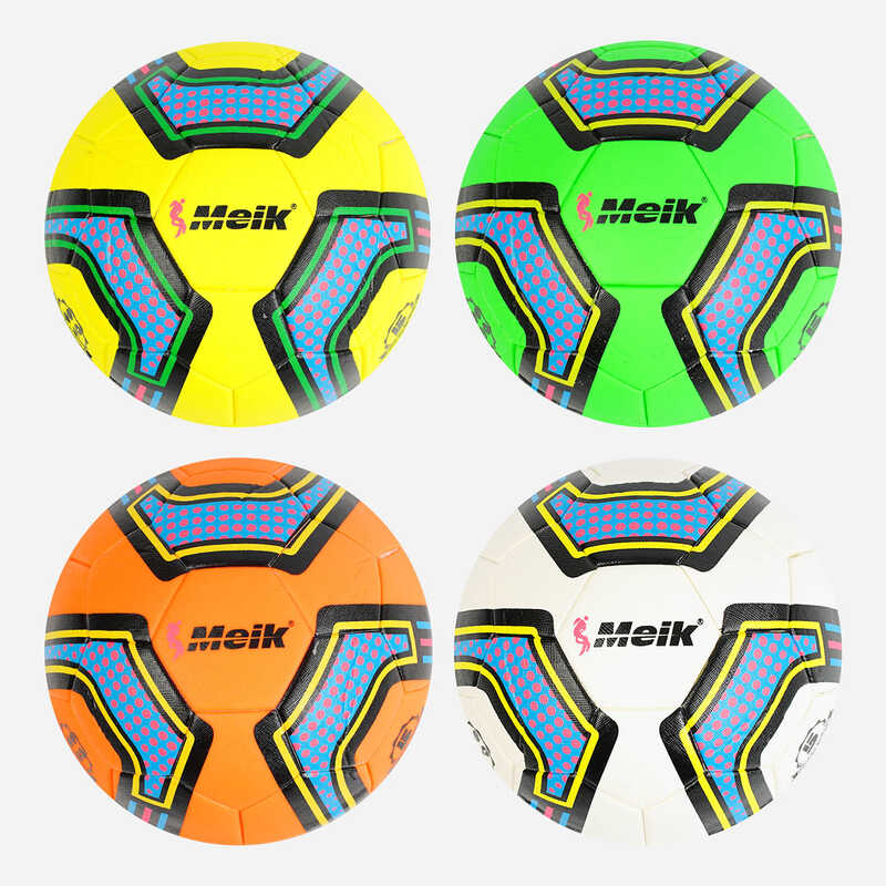 М`яч футбольний C 55992 (30) 4 види, вага 420 грамів, матеріал PU, балон резиновий, клеєний, (поставляеться накачаним на 80), ВИДАЄТЬСЯ ТІЛЬКИ МІКС ВИДІВ