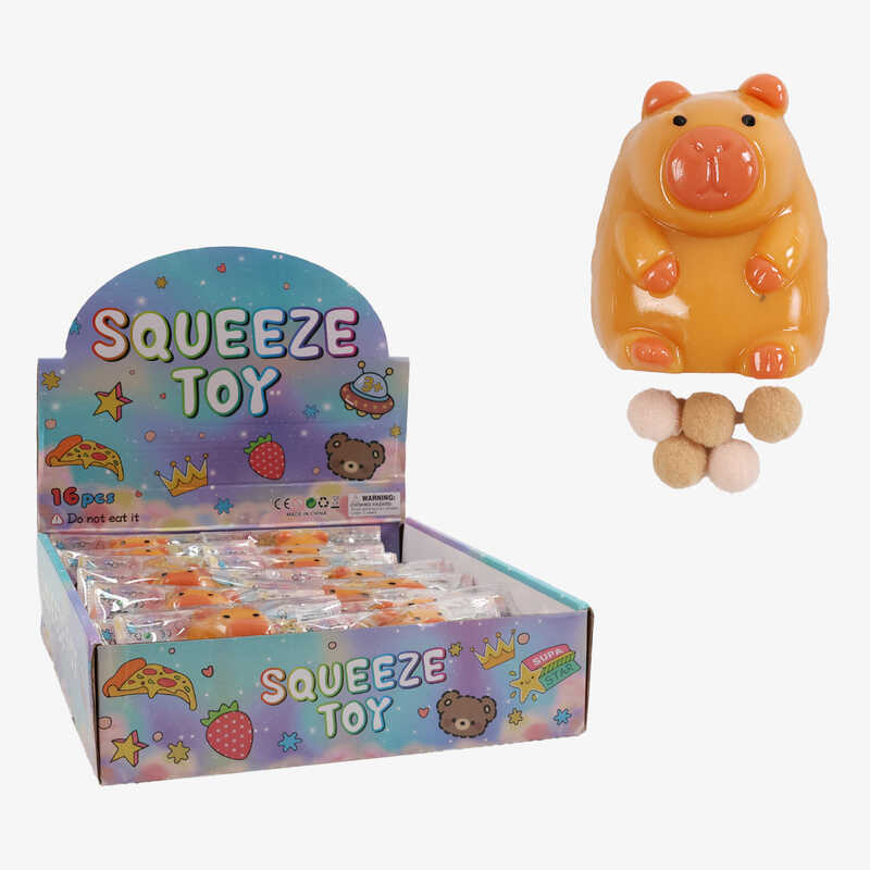 Гра антистрес C 72457 (24) ЦІНА ЗА 16 ШТУК В БЛОЦІ, "Капібара", в коробці