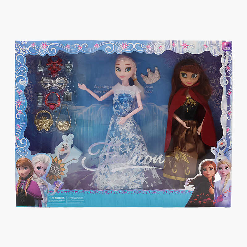 Набір ляльок 1931 A Штрих = 32920 (36) 2 ляльки, висота: 28 см, шарнірні суглоби, аксесуари, одяг, в коробці