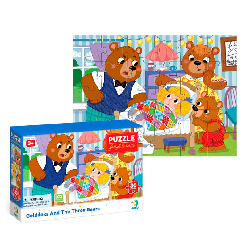 гр Пазл "Три ведмеді" 300696 (96) "DoDo", 30 елементів, в коробці