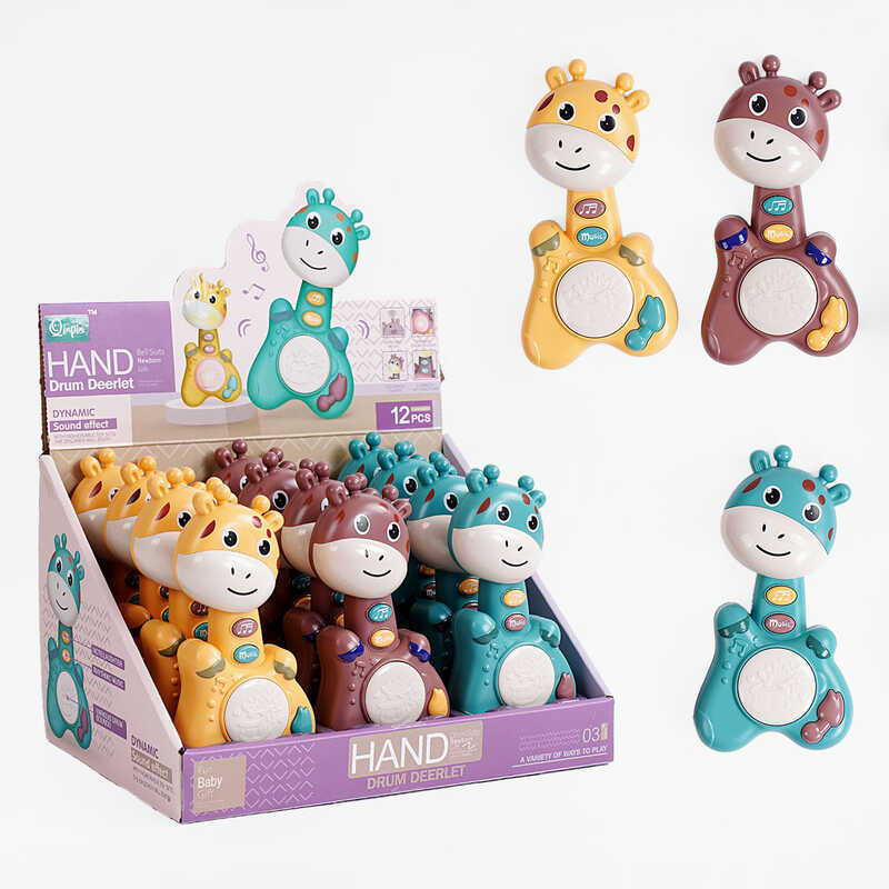 Набір піаніно HY 623 (16/2) 3 кольори, на батарейках, звукові ефекти, ЦІНА ЗА 12 ШТ В БЛОЦІ