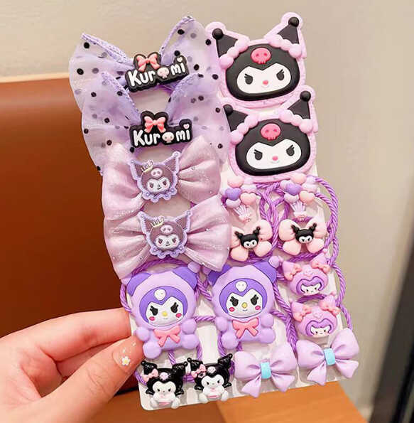 Резинки для волосся C 71048 (500) герой, 12 штук, в пакеті