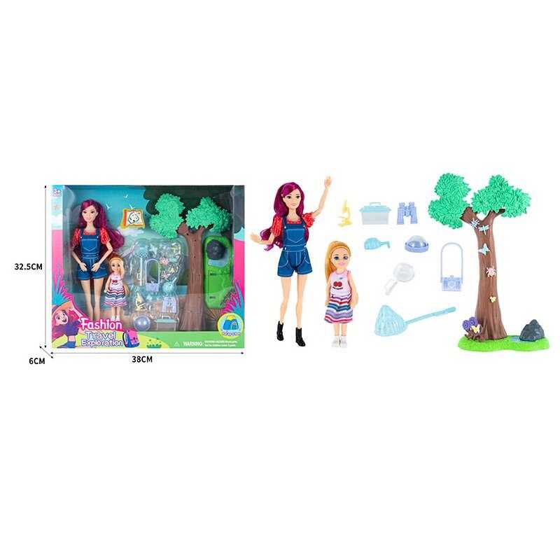 Набір ляльок ST 5616-4 (36/2) 2 ляльки, висота 30 см, аксесуари, декор, в коробці