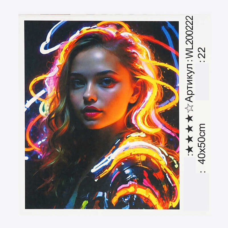 Картина за номерами WL 200222 (30) "WToys", 40х50 см, світиться у темряві, в коробці