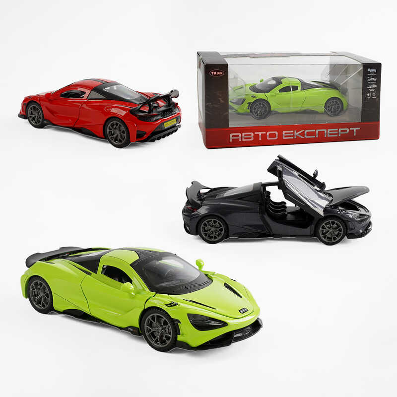 Машина TX 93680 (48/2) "Авто Експерт", 3 кольори, металопластик, масштаб 1:22, світло, звук, інерція, відчиняються двері, капот, в коробці ВИДАЄТЬСЯ ТІЛЬКИ МІКС ВИДІВ